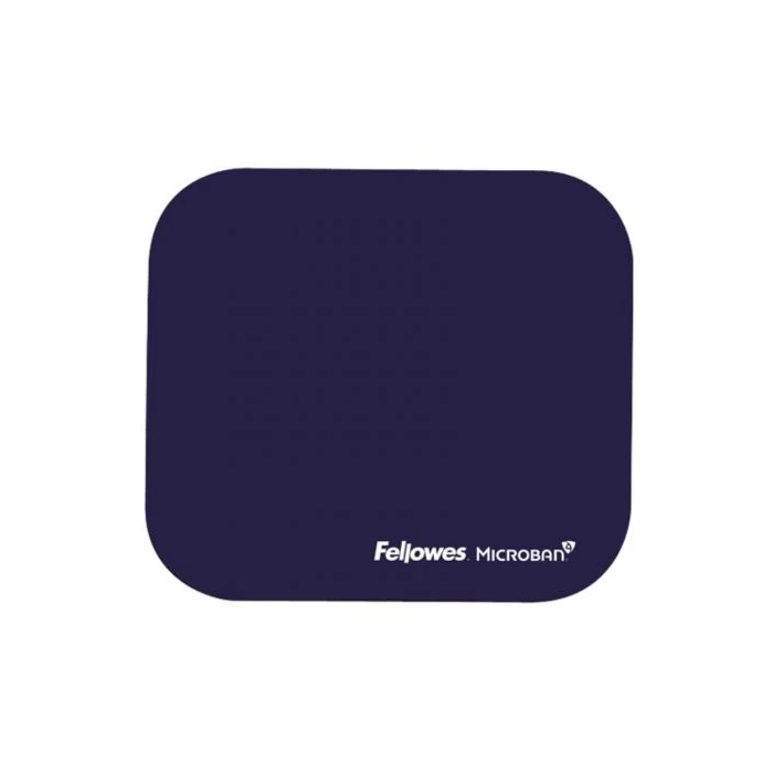 Fellowes Alfombrilla Ratón con Protección Microban, Azul, 226x192x3 mm