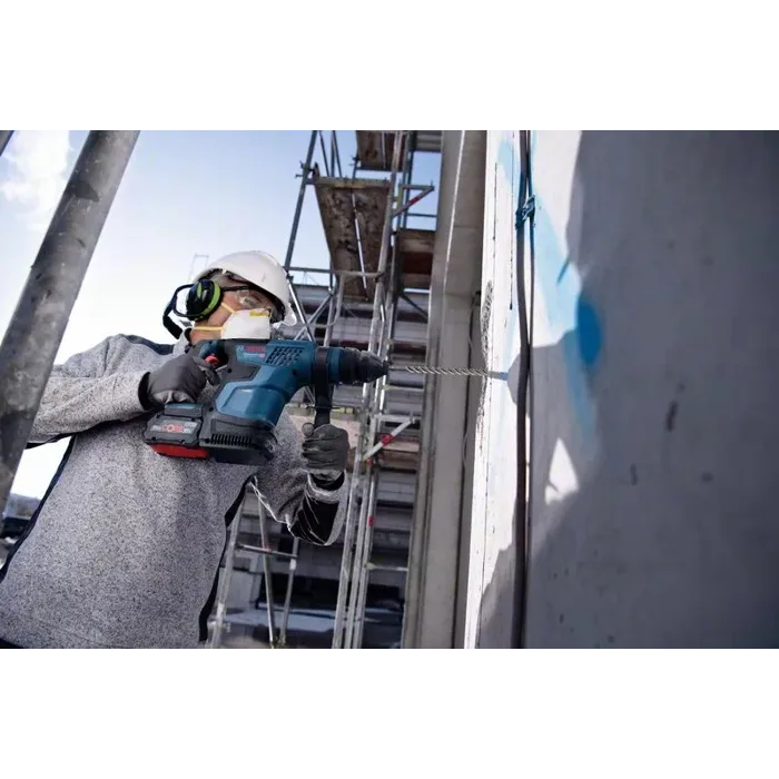 Bosch Professional Martillo Perforador a Batería SDS-Plus GBH 18V-34 FC, Sin Batería + CoMo + Maletín Estándar 2