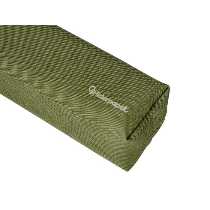 Liderpapel Estuche Portatodo Classic Rectangular con Asa 210x70mm Verde Militar 5