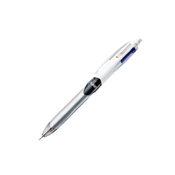 Bic Bolígrafo Multifunción 3 Colores y Portaminas 0.7 con Goma - Caja 12 Unidades