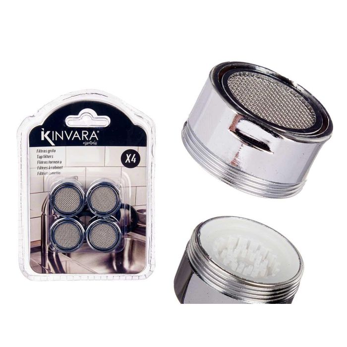 Kinvara Set de 4 Filtros Aireador para Grifo, 9x13x2 cm (36 Unidades) Kinvara Set de 4 Filtros Aireador para Grifo, 9x13x2 cm (36 Unidades)