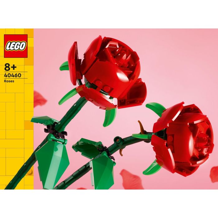 LEGO 40460 Rosas, Set de Flores Artificiales para Niñas y Niños a Partir de 8 Años, Decoración del Hogar 5