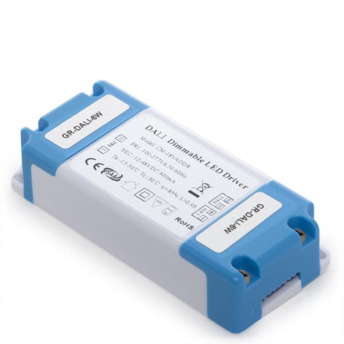 Driver CM-6VADDR Pot.6W V Out 12-48VDC 300 mA Clase II DALI [GR-DALI-6W] 1