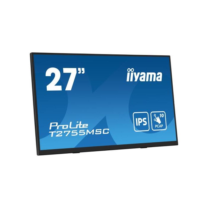 iiyama ProLite T2755MSC-B1 pantalla para PC 68,6 cm (27") 1920 x 1080 Pixeles Full HD LED Pantalla táctil Mesa Negro 3