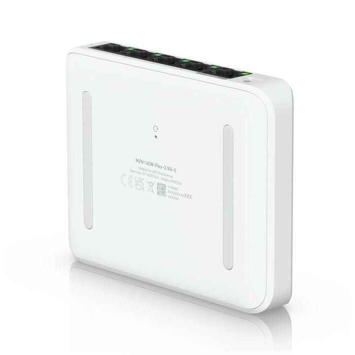 Ubiquiti 5x 1/2.5 GbE RJ45, 25 Gbps, 18.6 Mpps, 12.5 Gbps throughput, DC 5V/1A/5W, PoE 44-57V/6.4W, -20 - 45°C, 10 - 90% humidity, 117.1 x 90 x 21.2 mm, 206 g 5 Ubiquiti 5x 1/2.5 GbE RJ45, 25 Gbps, 18.6 Mpps, 12.5 Gbps throughput, DC 5V/1A/5W, PoE 44-57V/6.4W, -20 - 45°C, 10 - 90% humidity, 117.1 x 90 x 21.2 mm, 206 g 5