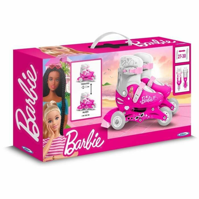 STAMP - Patines en línea de 3 ruedas dos en uno - Barbie 3 STAMP - Patines en línea de 3 ruedas dos en uno - Barbie 3