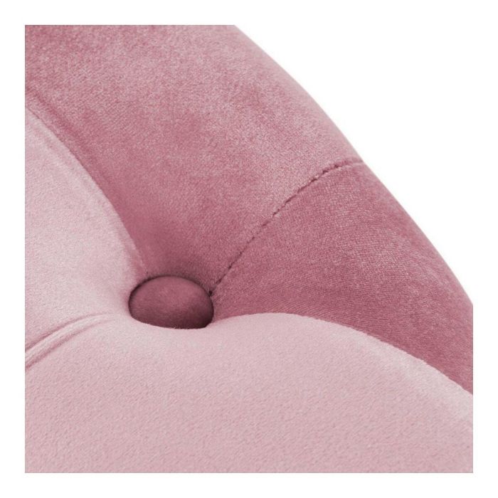 Reposapiés DKD Home Decor Rosa Velvet Madera MDF Glam (2 pcs) 1 Reposapiés DKD Home Decor Rosa Velvet Madera MDF Glam (2 pcs) 1