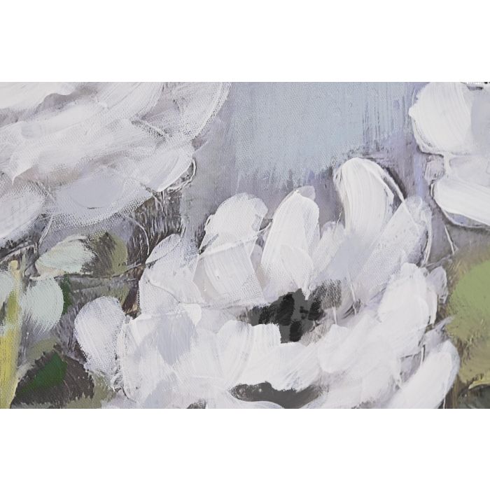 DKD Home Decor Cuadro 3.5 x 80 x 80 cm Lienzo y Pino Verde Marron Claro (2 Unidades) 2