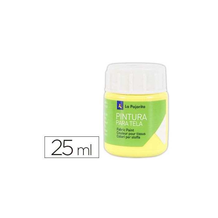 Pintura Para Tela La Pajarita Amarillo Claro 25 mL