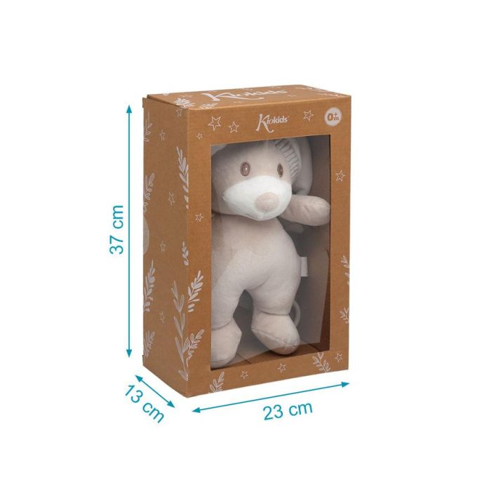 KioKids Musical Móvil de Cuna Oso Peluche Beige +0 Meses con Melodía Suave y Mecanismo de Cuerda para Bebés Recién Nacidos Colección Dolci Amici 4