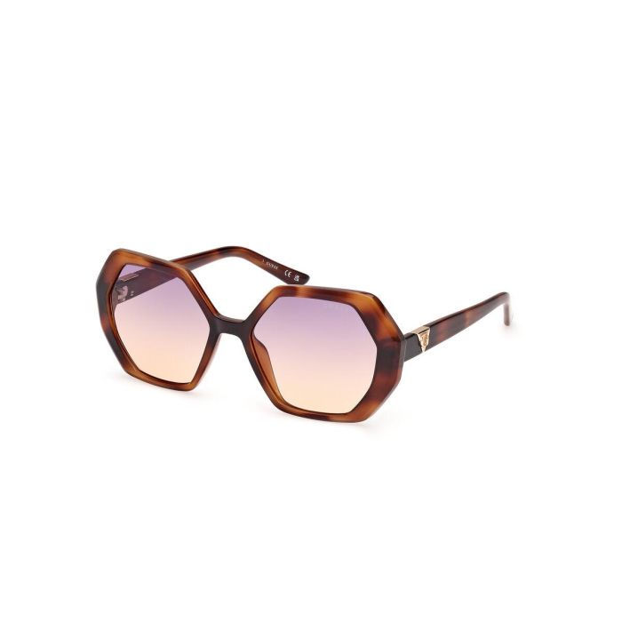 Guess Gafas GU7879 53Z Gafas de Sol para Mujer, Diseño Geométrico, Montura Inyectada Rubio Habana, Cristales Degradados, 140 mm 2 Guess Gafas GU7879 53Z Gafas de Sol para Mujer, Diseño Geométrico, Montura Inyectada Rubio Habana, Cristales Degradados, 140 mm 2