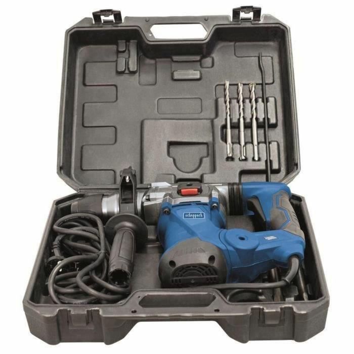 Scheppach DH1300Plus Perforadora de 4 Funciones, 1250 W, 5 J, SDS-Plus, Sistema Antivibración 5