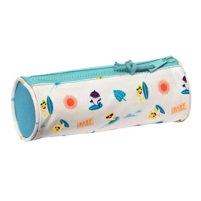 Estuche Escolar Baby Shark Surfing Azul Blanco 20 x 7 x 7 cm 2 Estuche Escolar Baby Shark Surfing Azul Blanco 20 x 7 x 7 cm 2