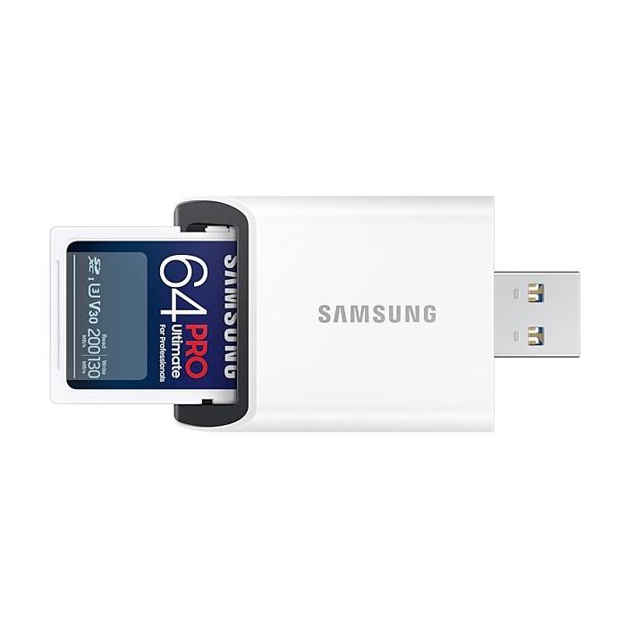 CARD Card 64GB Samsung XC PRO Ultimate (CL10) Reader retail 4