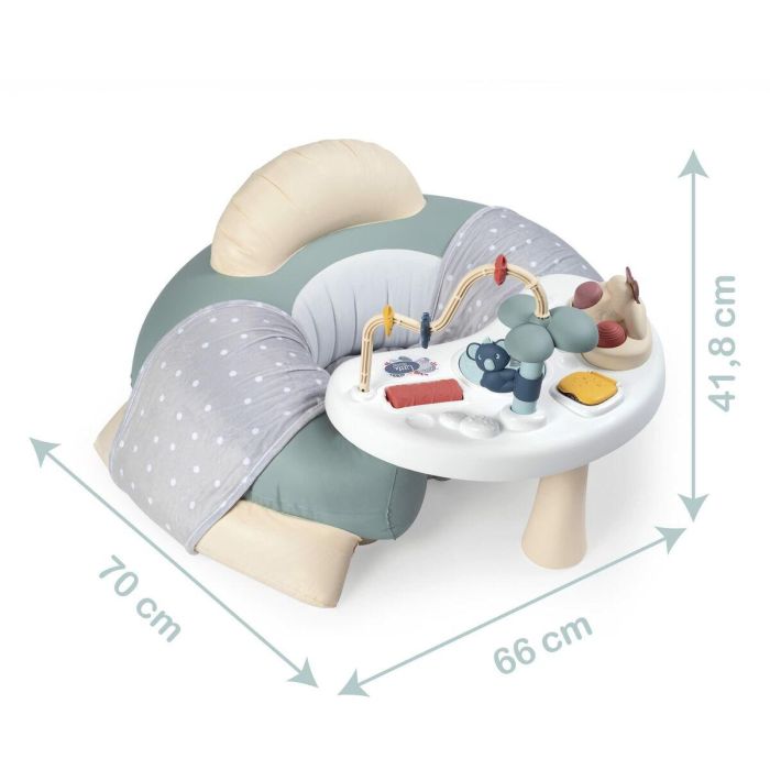 Smoby LS Asiento Acogedor Little Smoby Hinchable para Bebés que Empiezan a Sentarse con Tableta de Actividades Educativas 1 Smoby LS Asiento Acogedor Little Smoby Hinchable para Bebés que Empiezan a Sentarse con Tableta de Actividades Educativas 1