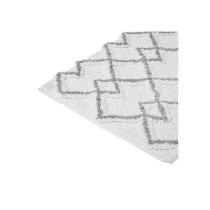 5Five Alfombra de baño étnica gris 50 x 75 cm 1