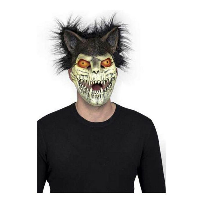 1/2 skull foam mask one size 2