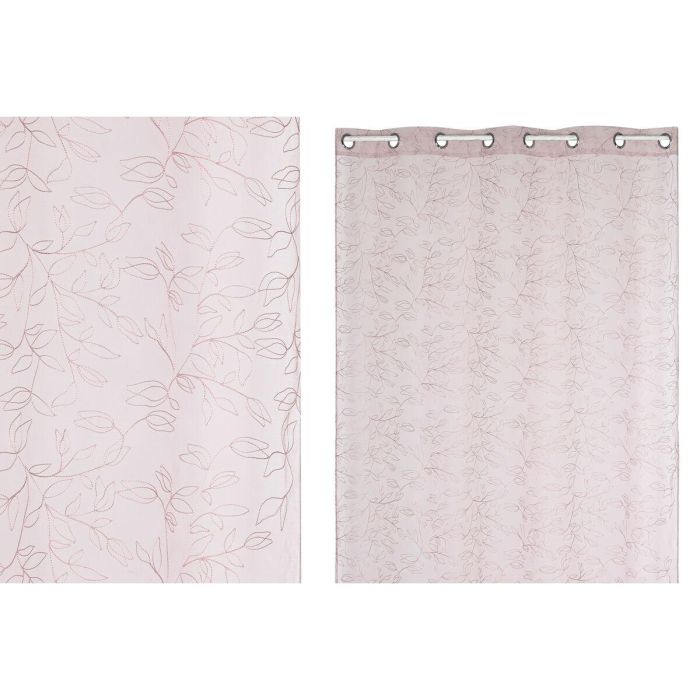 Cortina Urban DKD Home Decor Rosa Palo 260 x 140 cm 1