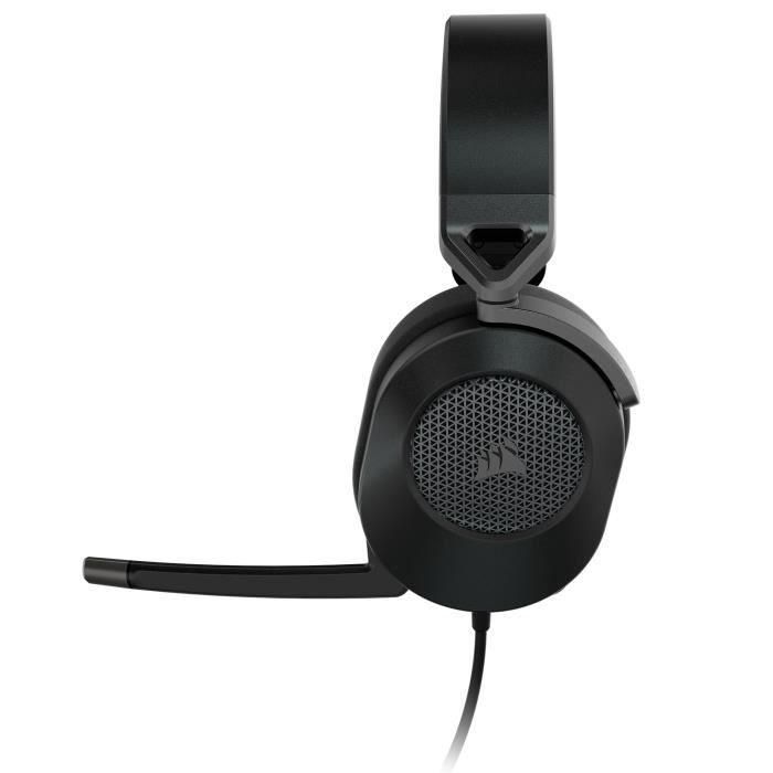 Corsair Auriculares Gaming HS65 Negro con Cancelación de Ruido, Micrófono Boom y Conectividad Alámbrica 1