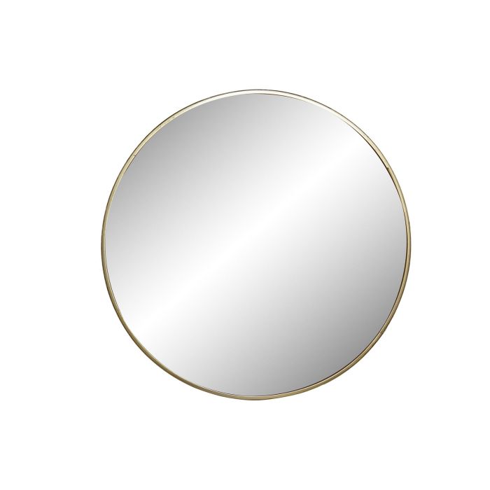 Espejo de pared DKD Home Decor Dorado Metal 75 x 3 x 75 cm