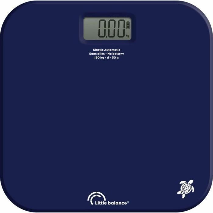 Little Balance LIT3760240788546 Báscula de baño Kinetic Auto Azul