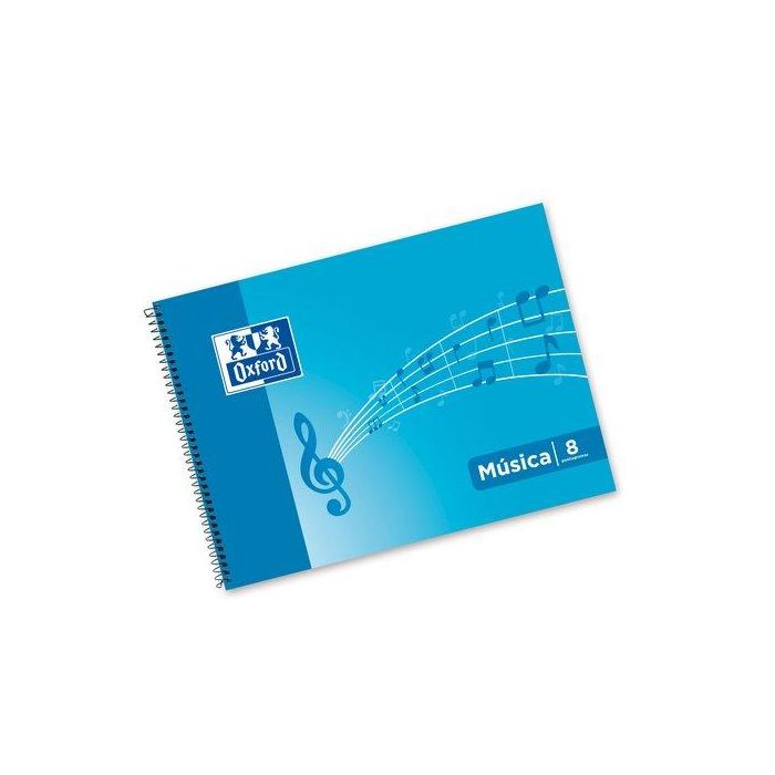 Bloc Musica Oxf.4º 20H 8 Ptg.Apdo. (Set de 20)