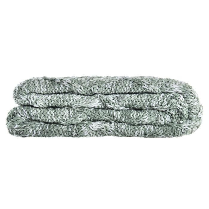 DKD Home Decor Plaid Alpino Verde 125 x 150 cm (2 Unidades) 2