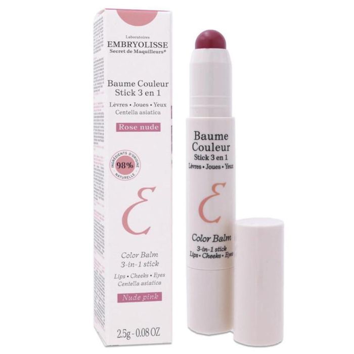 Embryolisse Baume Stick 3-en-1 Rose Nude