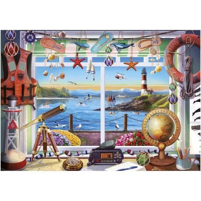 Educa Puzzle de 1000 piezas: 'Vida en el Puerto'. Rompecabezas para adultos y jóvenes +14 años, incluye cola especial FIX PUZZLE®. 1 Educa Puzzle de 1000 piezas: 'Vida en el Puerto'. Rompecabezas para adultos y jóvenes +14 años, incluye cola especial FIX PUZZLE®. 1