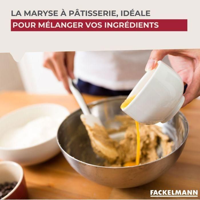 Juego de 2 espátulas de cocina para repostería - FACKELMANN - Mango de resina - 52 cm 3 Juego de 2 espátulas de cocina para repostería - FACKELMANN - Mango de resina - 52 cm 3