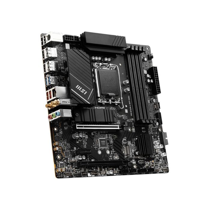 MSI PRO B760M-A WiFi DDR4 placa base Intel B760 LGA 1700 micro ATX 3 MSI PRO B760M-A WiFi DDR4 placa base Intel B760 LGA 1700 micro ATX 3