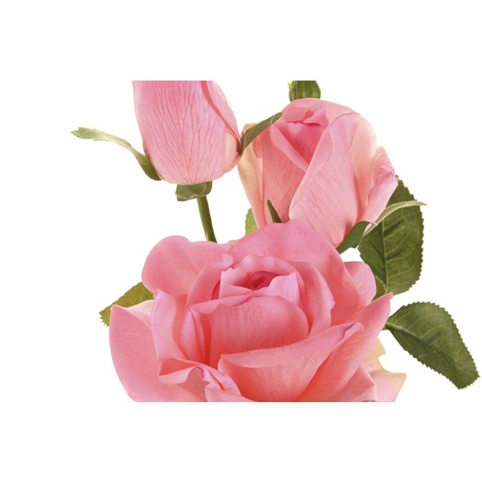 Flor  DKD Home Decor Rosa Coral 18 x 73 x 18 cm (12 Unidades) 1