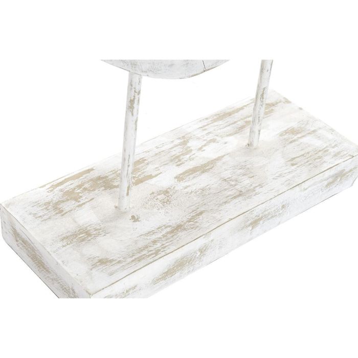 Figura Moderno DKD Home Decor Plateado Blanco 10 x 47 x 32.5 cm (2 Unidades) 1