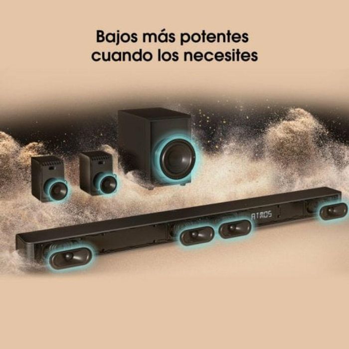 Barra de Sonido Hisense AX5100G Negro 3 Barra de Sonido Hisense AX5100G Negro 3