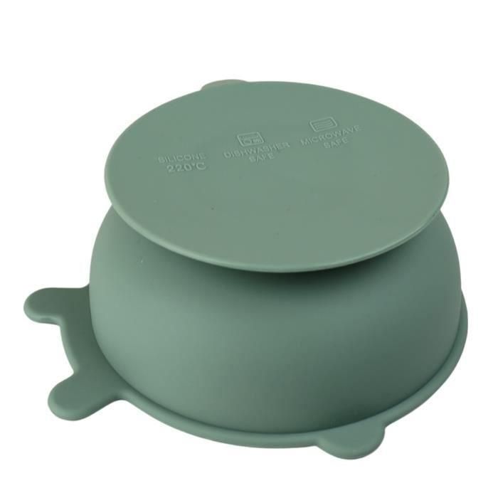 Thermobaby THE3023191605189 Ventosa de Silicona Verde Cactus Antideslizante e Irrompible 1