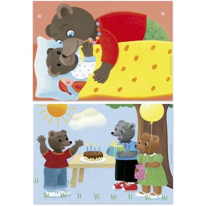Puzzle - EDUCA - Osito Pardo: Set de 2 puzzles de 20 piezas para niños a partir de 4 años 1 Puzzle - EDUCA - Osito Pardo: Set de 2 puzzles de 20 piezas para niños a partir de 4 años 1