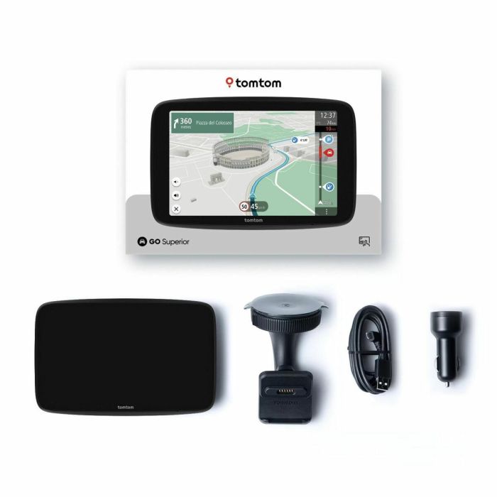 TomTom GO Superior GPS Coche Pantalla Táctil HD 6 Pulgadas, Mapas Mundiales, Actualización WiFi, TomTom Traffic y Evita Zonas Restringidas 4 TomTom GO Superior GPS Coche Pantalla Táctil HD 6 Pulgadas, Mapas Mundiales, Actualización WiFi, TomTom Traffic y Evita Zonas Restringidas 4