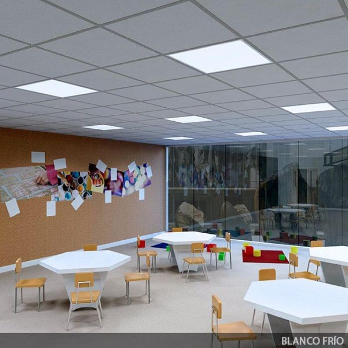 Panel LED Superslim 36W 3.623Lm 6000ºK 60x60Cm UGR19 Marco Blanco 40.000H  [HO-PANMB59559536W-CW] 6