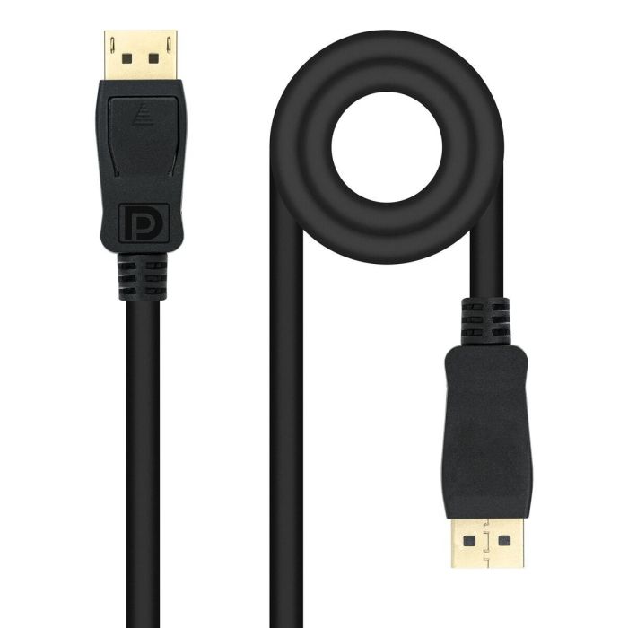 Nanocable 10.15.2602 Cable DisplayPort 1.4 Macho a Macho 8K 60Hz / 4K 144Hz - 2m Negro