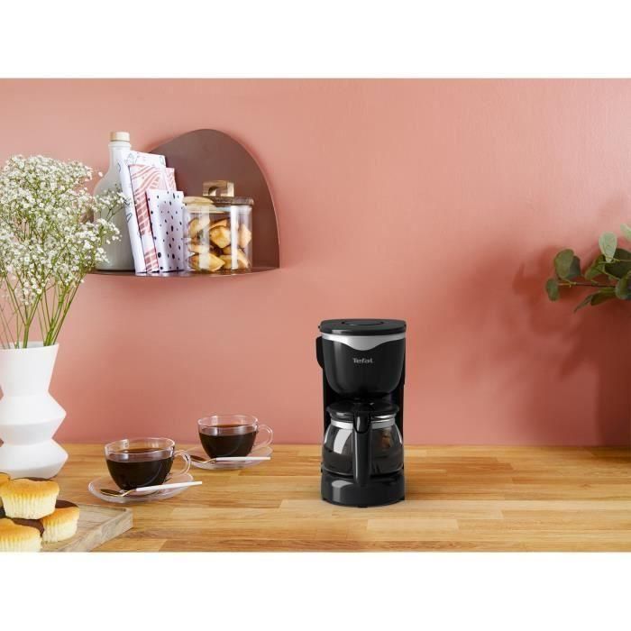 TEFAL CM340811 Cafetera de 6 tazas negro / acero inoxidable 4 TEFAL CM340811 Cafetera de 6 tazas negro / acero inoxidable 4