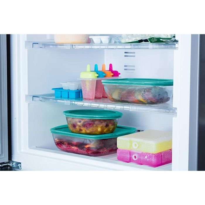 Pyrex AAAAN75162 - Juego 3 Platos con Tapa Cook & Store - Vidrio Rectangular - 0,4 L, 1,1 L, 2,5 L 3