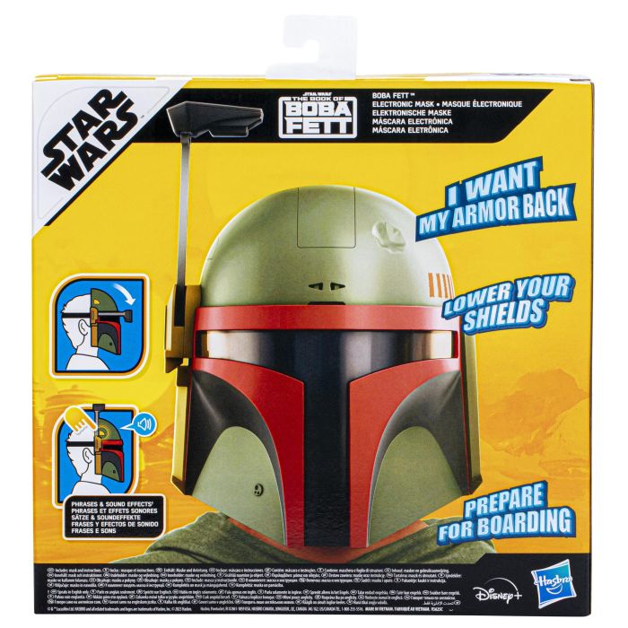 Máscara Electrónica Hasbro Star Wars Boba 1 Máscara Electrónica Hasbro Star Wars Boba 1