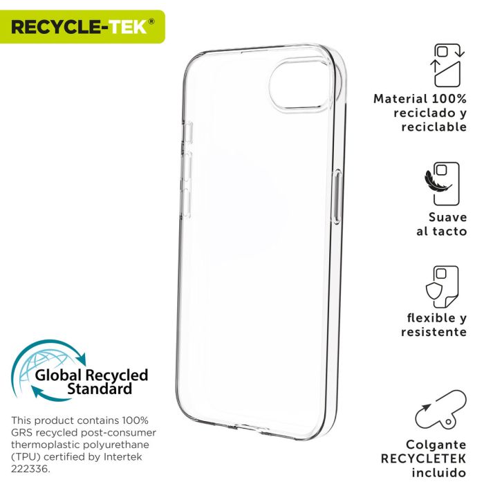 muvit for change funda compatible con Apple IPhone 16e transparente 4