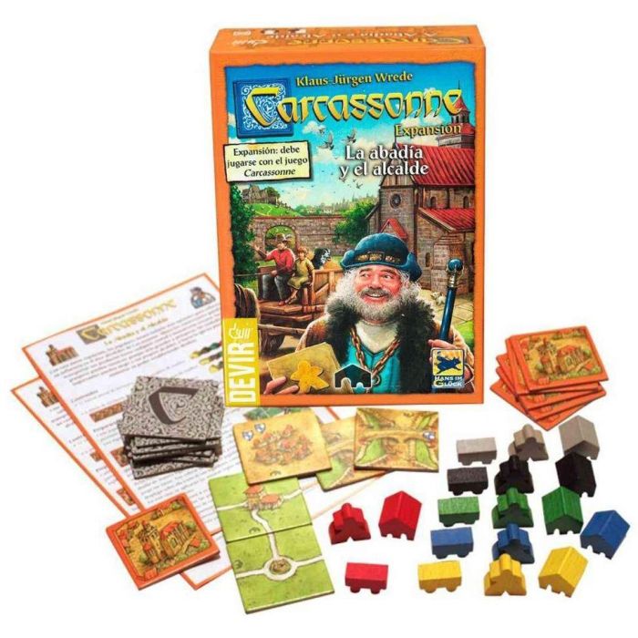 Juego de Mesa Devir Carcassone Abadía y Alcalde Expansión (ES) 1 Juego de Mesa Devir Carcassone Abadía y Alcalde Expansión (ES) 1
