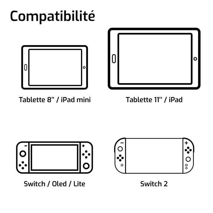 Onlan 3015220019340 Soporte para Coche para Nintendo Switch 2, Consolas Portátiles y Tablets de 8 Pulgadas - Negro 2 Onlan 3015220019340 Soporte para Coche para Nintendo Switch 2, Consolas Portátiles y Tablets de 8 Pulgadas - Negro 2
