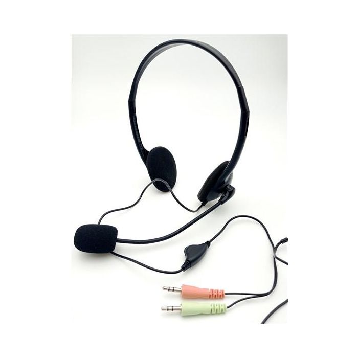 Elbe AU-660-MIC Auriculares Teletrabajo con Micrófono para Oficina y Hogar, Ligeros y Confortables, con Reducción de Ruido 3