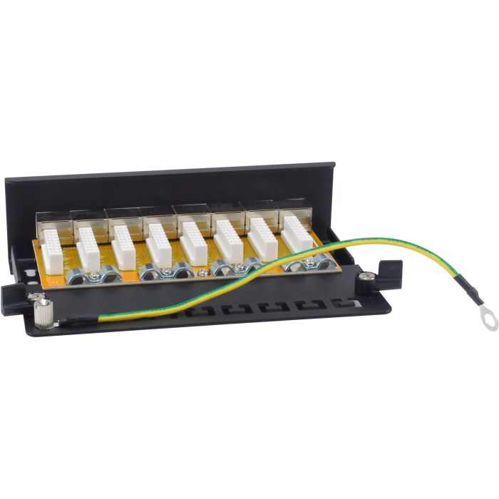Equip Patchpanel 8x RJ45 Cat6A FTP 1HE Premium schwarz 4 Equip Patchpanel 8x RJ45 Cat6A FTP 1HE Premium schwarz 4