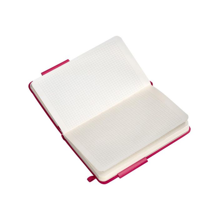 Cuaderno Con Gomilla Antartik Notes Tapa Dura A6 Hojas Cuadricula Burdeos 100 Hojas 80 gr Fsc 8