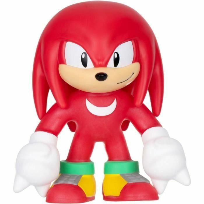 Moose Toys MOO0630996426463 Figura de Acción Knuckles de Sonic The Hedgehog | Colección Goo Jit Zu Elástico 11 cm
