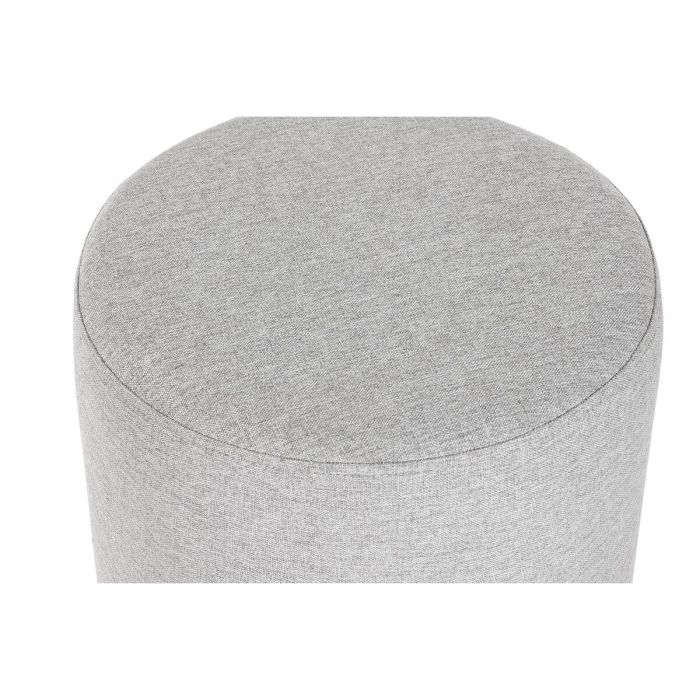 Reposapies Chic DKD Home Decor Gris Plateado 35 x 42 x 35 cm 3